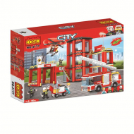 Cogo City Bouwset - Brandweerkorps - Merk DDD Toys - Leeftijd vanaf 6 jaar