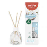Bolsius True Scents Geurstokjes - 60ml - Fresh Cotton - Merk Bolsius - Geur Vers Katoen