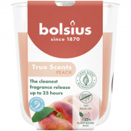 Bolsius True Scents Geurglas - 80/73 - Peach - Merk Bolsius - Kleur Oranje - Geur Perzik