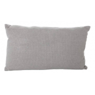 Coussin Amaryllis - Rectangulaire - 30x50cm - Gris - Marque DDD - Couleur Gris