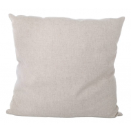 Coussin Amaryllis - Carré - 60x60cm - Beige - Marque DDD - Couleur Beige