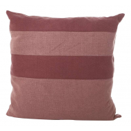 Coussin Dalia - Carré - 60x60cm - Vieux Rose - Marque DDD - Couleur Rose