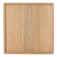 Plateau en bois carré L 28x28x2cm - Marque DDD