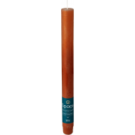 Spaas Rustiques Bougies de Dîner - 10h Durée de Combustion - Ø2,1x25cm - Bordeaux - 12 Pièces - Nombre d'heures de combustion 10h