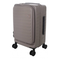 Luxe Trolley Valise Cabine Rigide - 50cm - Taupe - Couleur Taupe - Hauteur 50 cm