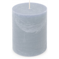 Spaas Rustique Bougie - 95h de Combustion - Ø10x13cm - Bleu Claire - Nombre d'heures de combustion 95h
