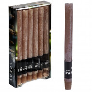 Spaas Rustique Bougie de Maison - 10h de Combustion - 25cm - Gris - Nombre d'heures de combustion 10h