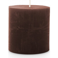 Spaas Rustiek Kaars - 95u Brandduur - Ø10x13cm - Donkerbruin - Aantal branduren 95u
