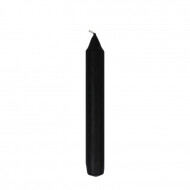 Spaas Bougies de Dîner Mini - 5h de combustion - Ø2,1x15cm - Noir - 8 Pièces - Nombre d'heures de combustion 5h