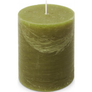 Spaas Rustique Bougie - 95h de Combustion - Ø10x13cm - Vert Olive - Nombre d'heures de combustion 95h