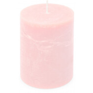 Spaas Rustique Bougie - Ø8x11cm - Rose - Nombre d'heures de combustion 65h