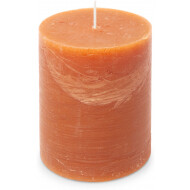 Spaas Rustique Bougie - 95h de Combustion - Ø10x13cm - Orange - Nombre d'heures de combustion 95h