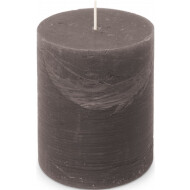 Spaas Rustique Bougie - 95h de Combustion - Ø10x13cm - Gris Foncé - Nombre d'heures de combustion 95h