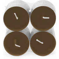 Spaas Twinkling Touch Bougies Chauffe-Plat - 10h de Combustion - Brun - 8 Pièces - Nombre d'heures de combustion 10h