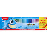Maped Color'Peps Ocean Feutres de Coloriage - Lavable - 48 pièces - Marque Maped - Type d'écriture Stylo feutre - Couleur Multicolore
