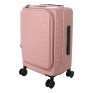 Luxe Trolley Valise Cabine Rigide - 50cm - Rose - Hauteur 50 cm - Couleur Rose