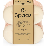Spaas Beaming Bliss Bougies Parfumées - 10h de Combustion - 8 Pièces - Nombre d'heures de combustion 10h