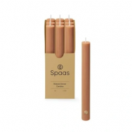 Spaas Bougie Ménagère Rainurée - 10h de Combustion - Beige - Nombre d'heures de combustion 10h