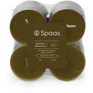 Spaas Romantic Reflect Bougies Chauffe-Plat - 10h de Combustion - Vert - 8 Pièces - Nombre d'heures de combustion 10h