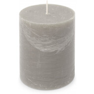 Spaas Rustique Bougie - 95h de Combustion - Ø10x13cm - Gris - Nombre d'heures de combustion 95h
