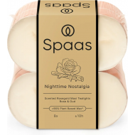 Spaas Nighttime Nostalgia Crème Bougies Parfumées - 10h de Combustion - 8 Pièces - Nombre d'heures de combustion 10h