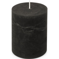 Spaas Rustique Bougie - Ø8x11cm - Noir - Nombre d'heures de combustion 65h