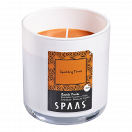 Spaas Exotique Fruits Bougie Parfumée - 56h de Combustion - Verre - Orange - Nombre d'heures de combustion 56h