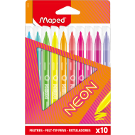 Maped Neon Feutres de Coloriage - 12 pièces - Marque Maped - Couleur Multicolore - Type d'écriture Stylo feutre