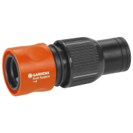 Gardena Slangstuk 2817 – Met Gripring en Stabiele Aansluiting -  Voor 13mm Slang