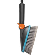 Gardena Brosse Douce + Réservoir CleanSystem – Avec Savon et Poils Doux