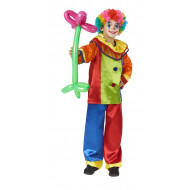 Clown Kostuum Kind - Maat 140 - Merk Partyline - Leeftijd vanaf 10 jaar - Geslacht Unisex - Maat 140