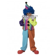 Kinderkostuum Rainbow Clown Jongen - Maat 128 - Geslacht Jongen - Maat 128 - Leeftijd 7 t/m 8 jaar