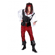 Déguisement Pirate Cœur Noir - Taille 52/54 - Sexe Hommes - Taille  52/54