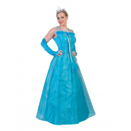 Prinsessenjurk Blauwe Prinses - Maat 40/42 - Maat 40/42 - Geslacht Dames