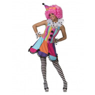 Kostuum Rainbow Clown  - Maat 44/46 - Geslacht Jongen - Maat 44/46