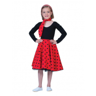 Rock'N Roll Rok Rood - One Size - Geslacht Dames - Maat One Size