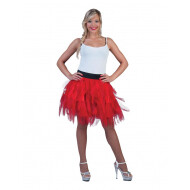 Jupe en Tulle Rouge Femme - Taille Unique - Sexe Dames - Taille  One Size
