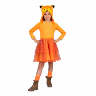 Kinderkostuum Vos Freya Jurkje - Maat 104 - Leeftijd 3 t/m 4 jaar