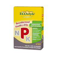 Beendermeel fosfaatmeststof 1,6 kg - Merk Ecostyle - Inhoud 1,6 kg - Eigenschappen Gebruiksklaar