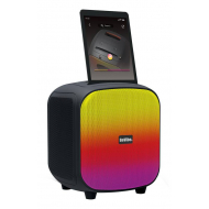 BeVibe Partybox Cube ES-600 Speaker 75W  - RGB-Lichteffecten - Microfoon Input - Zwart - Bluetooth - Topper