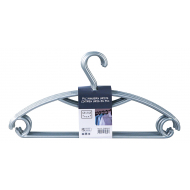 Cintres en plastique - Gris - 5pcs - Marque DDD
