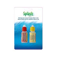 Splash Flacons de Recharge pour Kit de Test Chlore et Ph - 2 Pièces - Marque Splash