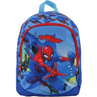 Sac à Dos Spiderman - 2 Compartiments - 38x28x16cm - Bleu/Rouge - Couleur Bleu,Rouge