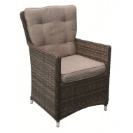 Avignon Tuinstoel - 60x60x90cm - Riet  - Bruin - Kleur Bruin - Materiaal Riet
