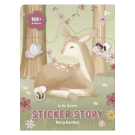 Little Dutch Set d'autocollants - Jardin féerique - Dès 2 ans - Age à partir de 2 ans