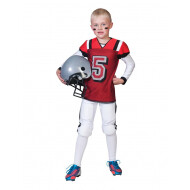 Kinderkostuum American Football Fritz - Maat 128 - Maat 128 - Leeftijd 7 t/m 8 jaar - Geslacht Jongen
