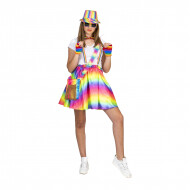 Jupe Pride Arc-en-ciel Rosy Femme - Taille unique - Taille  One Size - Sexe Dames