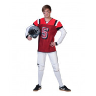 Kostuum American Football Fritz - Maat 52/54 - Geslacht Heren - Maat 52/54