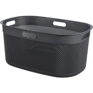 Curver Filo Wasmand - Donkergrijs - 45L - Merk Curver - Kleur Donkergrijs - Inhoud 45 l - Materiaal Kunststof