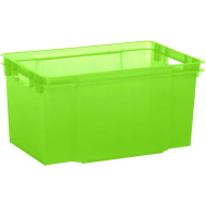 Keter Maxi Crownest Opbergbox Lichtgroen - 59x39x30cm - 50L - Merk Keter - Inhoud 50 l - Kleur Lichtgroen - Materiaal Kunststof